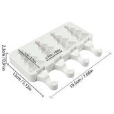 Molde Silicona Árbol Navideño Paleta x 4